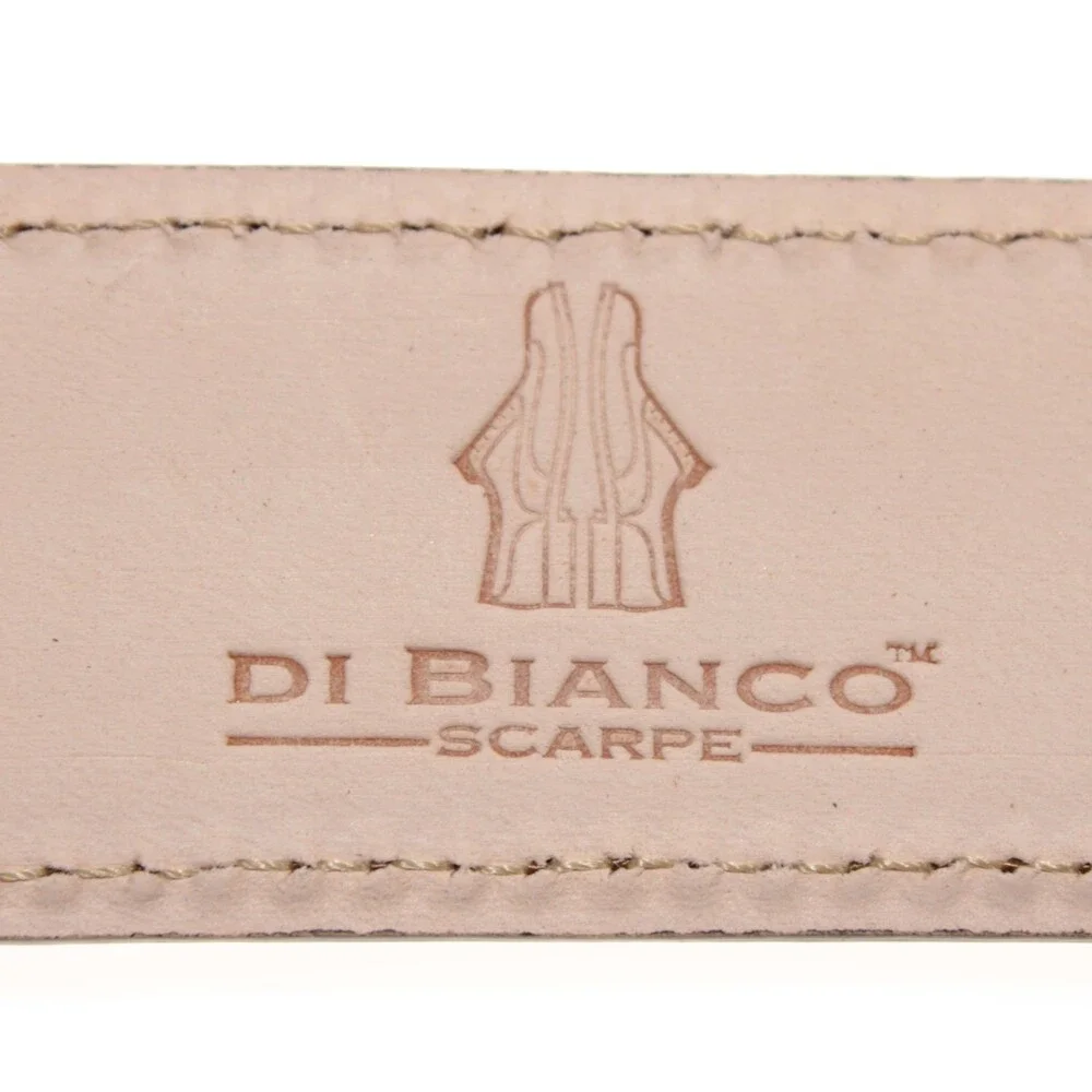 Di Bianco NWT Cut to Size Dress Belt In Solid Brown Suede Leather One Size